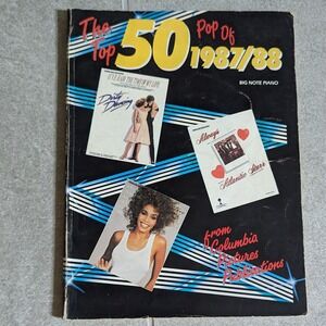 Top 50 Pop of 1987/88 Sheet Music Book